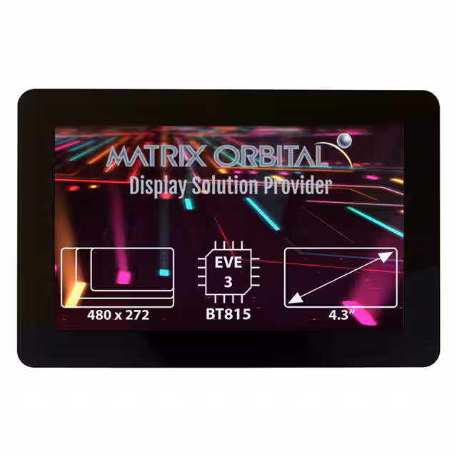 EVE3-43G-BLM-TPC-F32 Matrix Orbital  Moduli di visualizzazione - LCD OLED Grafico